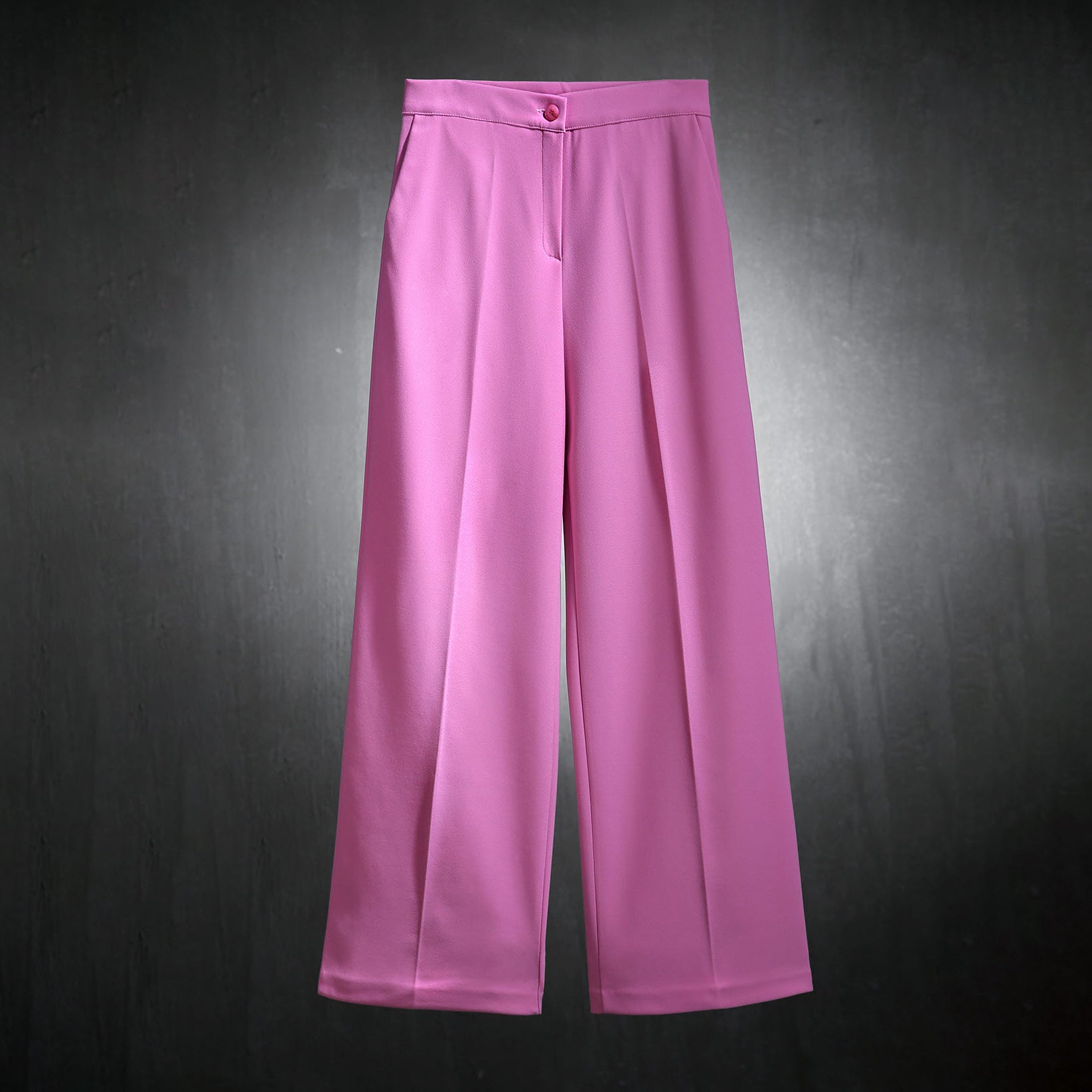 Double-breasted casual suit straight-leg trousers